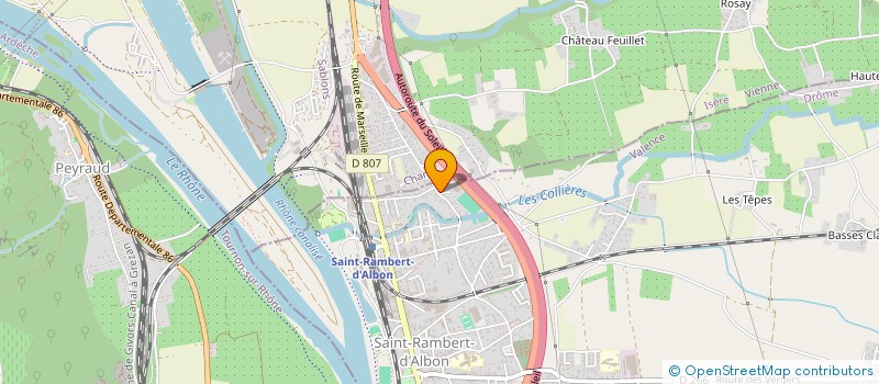 localisation de l'entreprise P.F.F.C.F.  SAINT-RAMBERT-D'ALBON