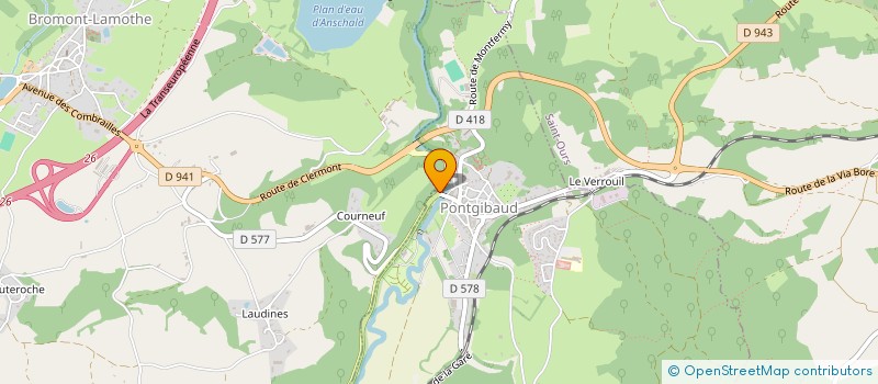 localisation de l'entreprise P&F INNOVATIONS  PONTGIBAUD