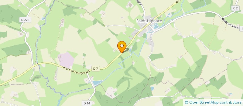 localisation de l'entreprise P.F INVEST  SAINT-ULPHACE