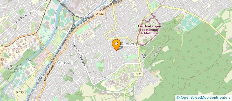 localisation de l'entreprise P F INVESTISSEMENTS à MULHOUSE