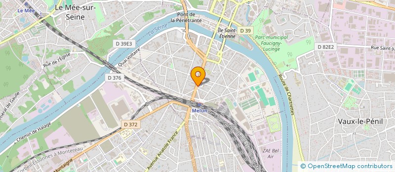 localisation de l'entreprise P.F. INVESTISSEMENTS à MELUN
