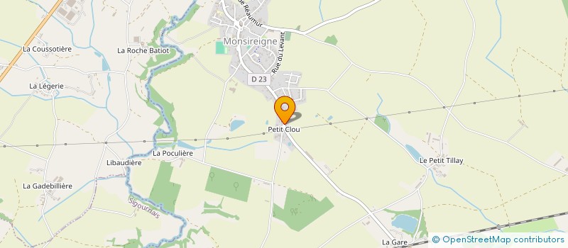 localisation de l'entreprise P.F.J.  SAINT-PROUANT