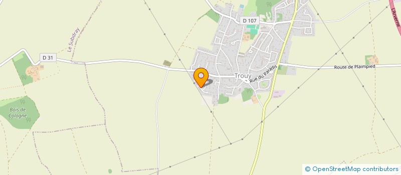 localisation de l'entreprise P & F MBILLOT  TROUY