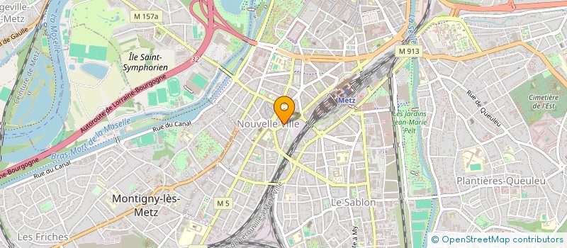 localisation de l'entreprise P F MOBILIER à METZ