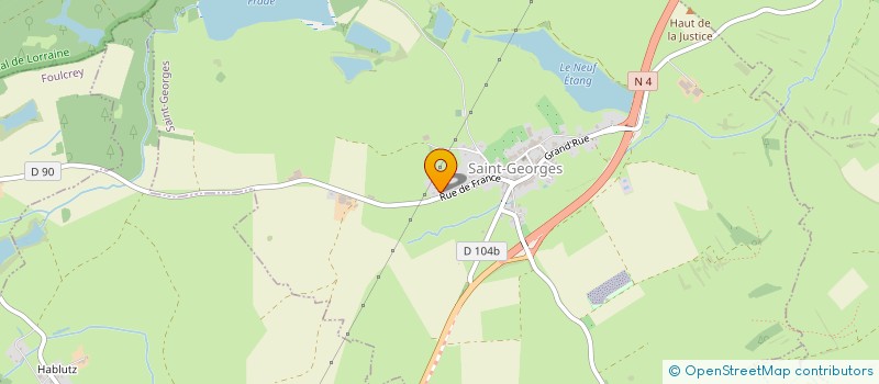 localisation de l'entreprise P.F.R. SAINT GEORGES  SAINT-GEORGES