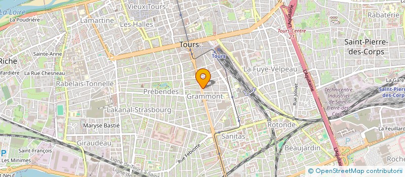 localisation de l'entreprise P.F.S  TOURS