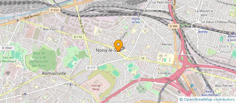localisation de l'entreprise P.F.T.P à NOISY-LE-SEC