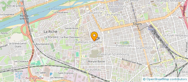 localisation de l'entreprise P.F. TOURTAULT  TOURS