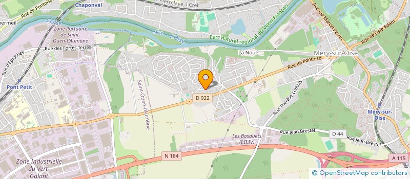 localisation de l'entreprise P FAMILY  MERY-SUR-OISE