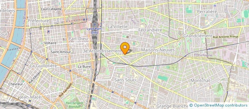 localisation de l'entreprise P.G  LYON