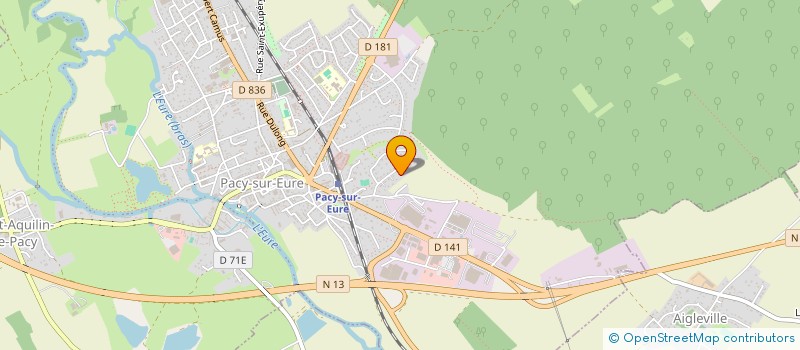 localisation de l'entreprise P&G  PACY-SUR-EURE