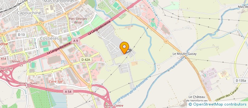 localisation de l'entreprise P.G.A  NIMES