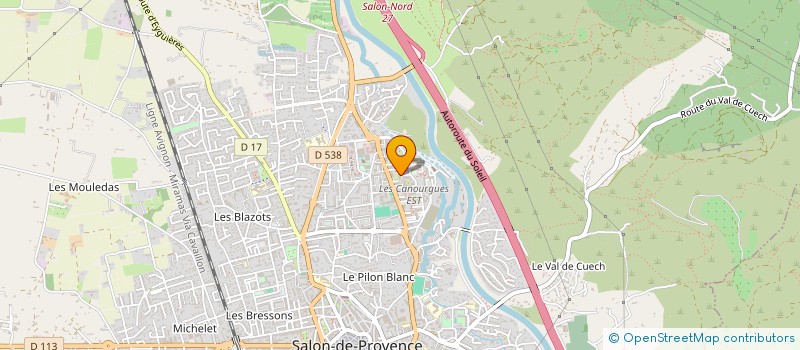 localisation de l'entreprise P G A M CONSTRUCTION  SALON-DE-PROVENCE