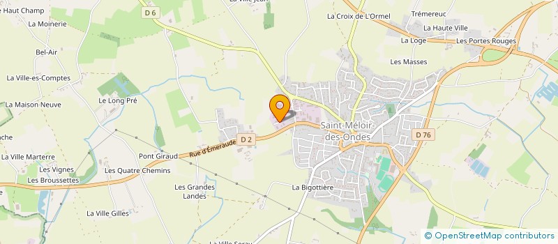localisation de l'entreprise P.G.C  SAINT-MELOIR-DES-ONDES