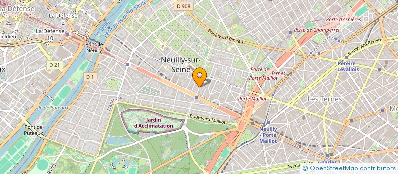 localisation de l'entreprise P G C (PROMOTION GESTION COMMERCIALISATION) à NEUILLY-SUR-SEINE