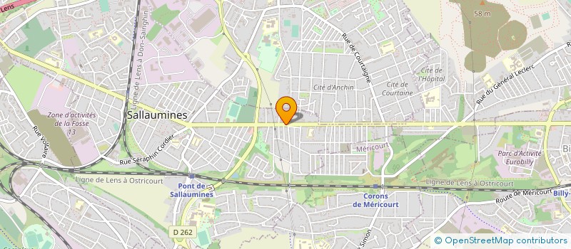 localisation de l'entreprise P G DISTRIBUTION à HENIN-BEAUMONT