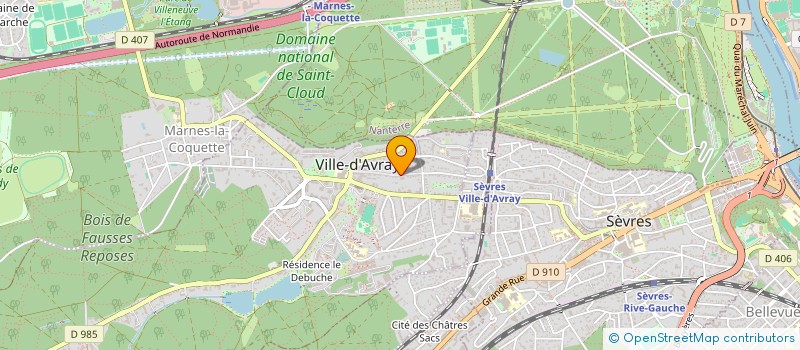 localisation de l'entreprise P G INVEST INTERNATIONALE  VILLE D'AVRAY