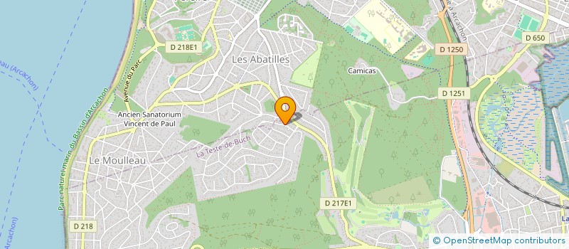 localisation de l'entreprise P.G.M.D à LA TESTE-DE-BUCH