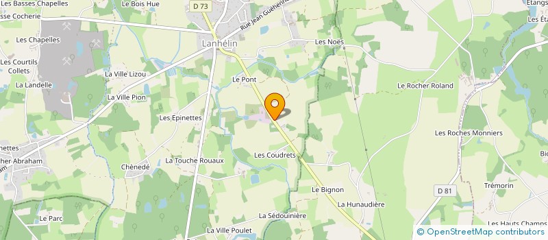 localisation de l'entreprise P.G.M. (PIERRE GRANIT MARBRE) à MESNIL-ROC'H