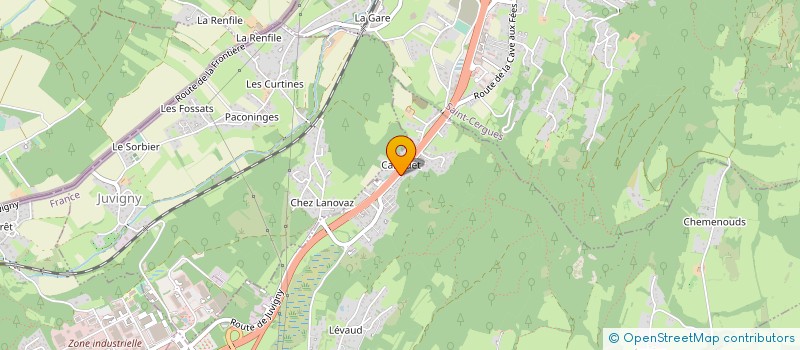 localisation de l'entreprise P.G. NETTOYAGE à CRANVES-SALES