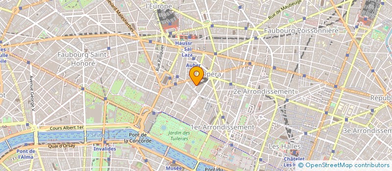 localisation de l'entreprise P.G.P.  PARIS