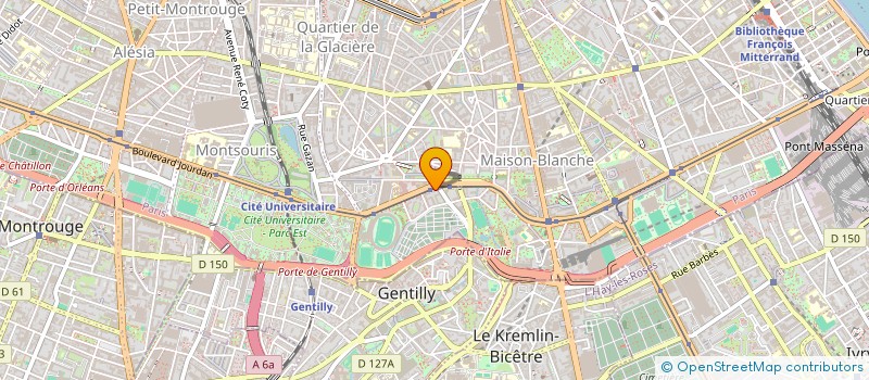 localisation de l'entreprise P.G. ROTISSERIE à PARIS