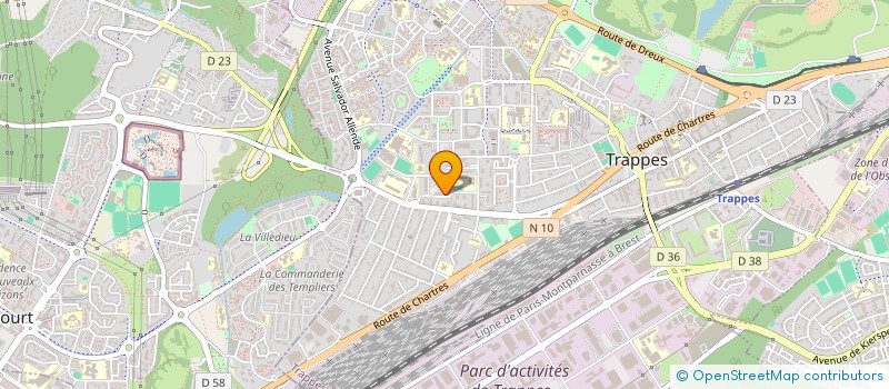 localisation de l'entreprise P.G.Z à TRAPPES