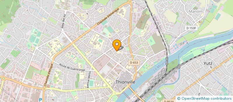 localisation de l'entreprise P GYSS CONSEIL à THIONVILLE