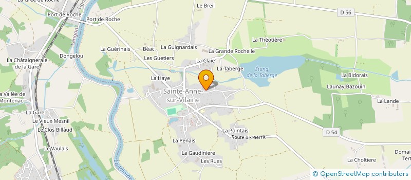 localisation de l'entreprise P. H. A. PROJECT  SAINTE-ANNE-SUR-VILAINE