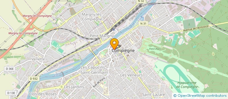 localisation de l'entreprise P.H.A.V.B à COMPIEGNE