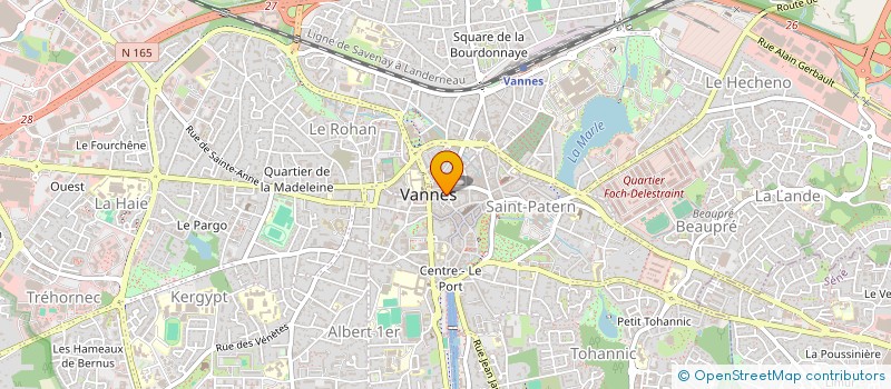 localisation de l'entreprise P.H.C à VANNES