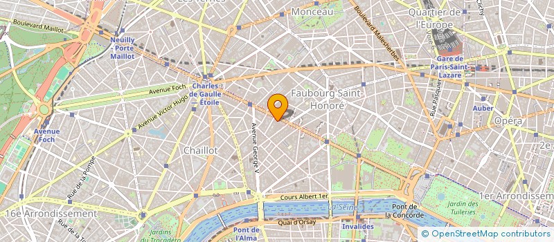 localisation de l'entreprise P.H.G.  PARIS