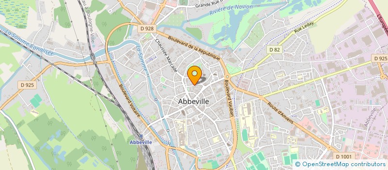 localisation de l'entreprise P.H. INVESTISSEMENT à ABBEVILLE