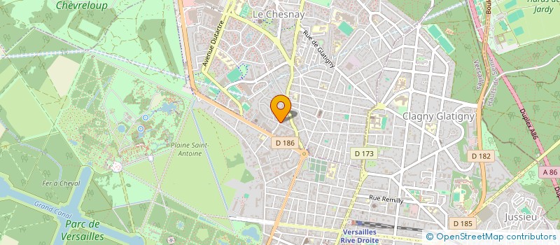 localisation de l'entreprise P.H.L ALL RETAIL CONSULTING  LE CHESNAY-ROCQUENCOURT