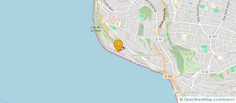 localisation de l'entreprise P.H.LASSARAT HOLDING  SAINTE-ADRESSE