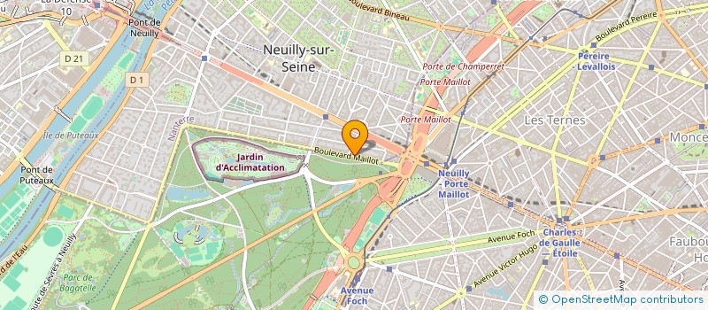 localisation de l'entreprise P H P à NEUILLY-SUR-SEINE
