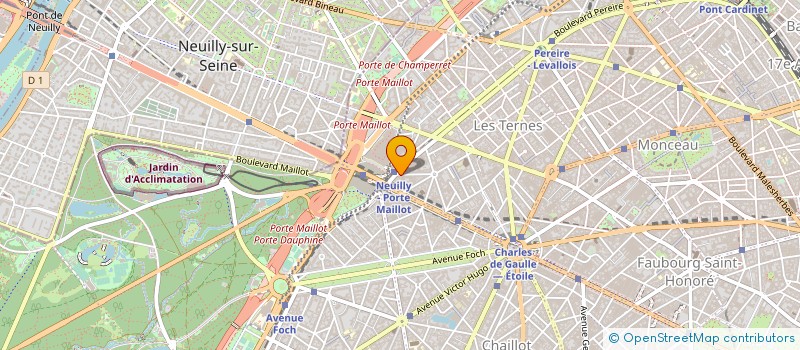 localisation de l'entreprise P.H.P.  PARIS