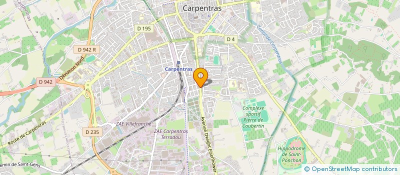 localisation de l'entreprise P.H.P.L à CARPENTRAS