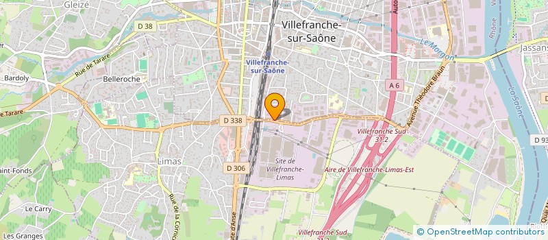 localisation de l'entreprise P.H.R.A  VILLEFRANCHE-SUR-SAONE