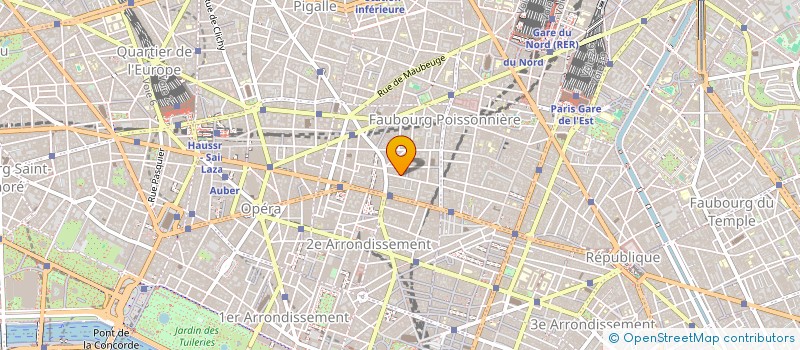 localisation de l'entreprise P.H.S.  PARIS