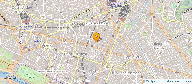 localisation de l'entreprise P.H.S.  PARIS