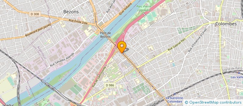 localisation de l'entreprise P H S ( PLATRERIE DES HAUTS DE SEINE ) à COLOMBES