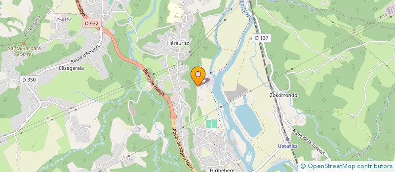 localisation de l'entreprise P.H.T.  USTARITZ