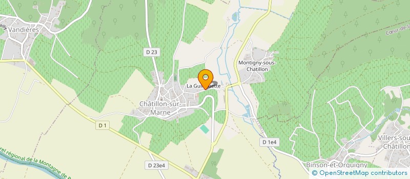 localisation de l'entreprise P. HAZARD à CHATILLON-SUR-MARNE
