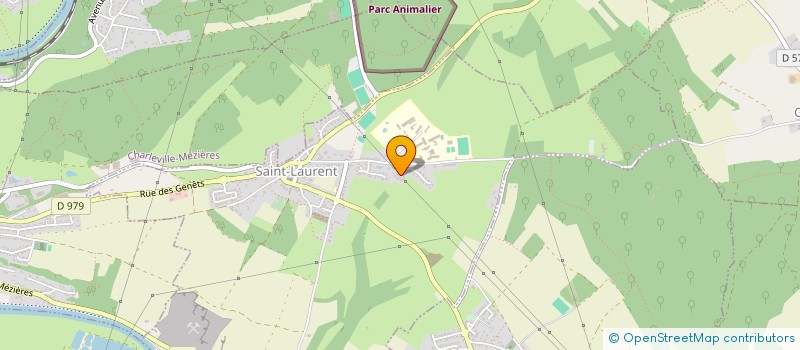 localisation de l'entreprise P.I.B.  SAINT-LAURENT