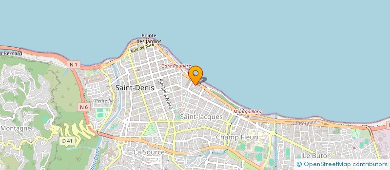 localisation de l'entreprise P.I.B. PAPETERIE INFORMATIQUE &BUREAUTIQUE  SAINT-DENIS
