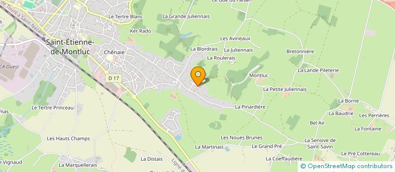 localisation de l'entreprise P.I.C.S  SAINT-ETIENNE-DE-MONTLUC