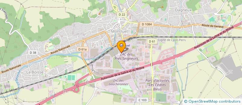 localisation de l'entreprise P.I.L.E  MONTLUEL