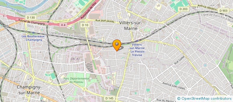 localisation de l'entreprise P I M RENOVATION à VILLIERS-SUR-MARNE