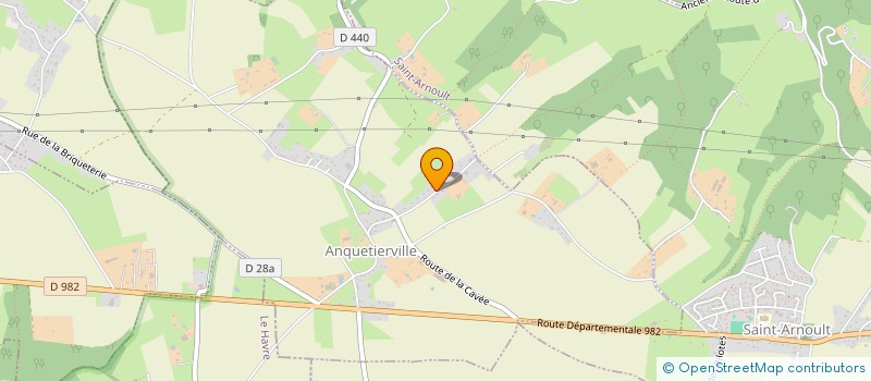 localisation de l'entreprise P.I.M.S.  ANQUETIERVILLE